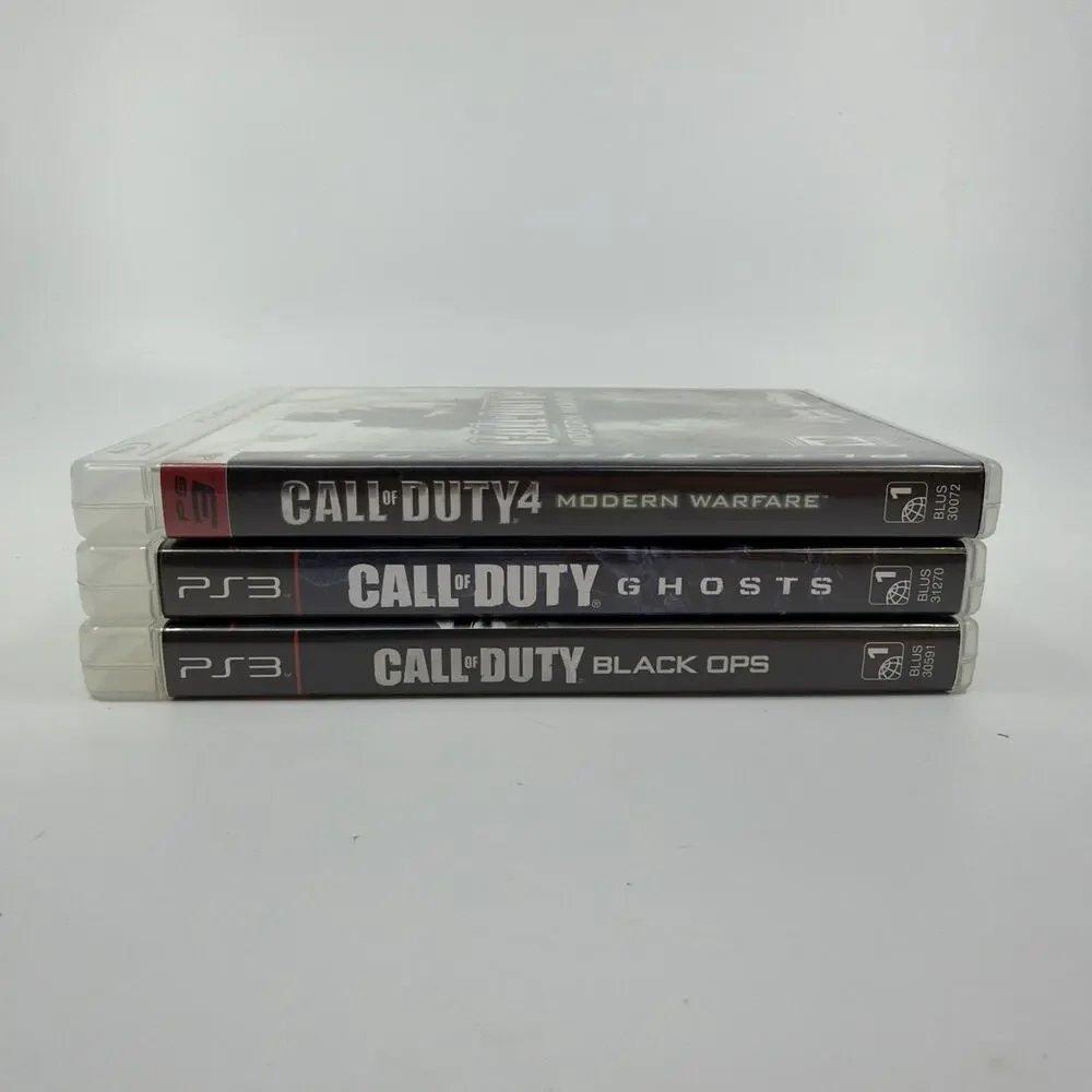 Xbox 360 Call of Duty Lot COD 2 Special Edition MW3 Modern Warfare 3 Black Ops
